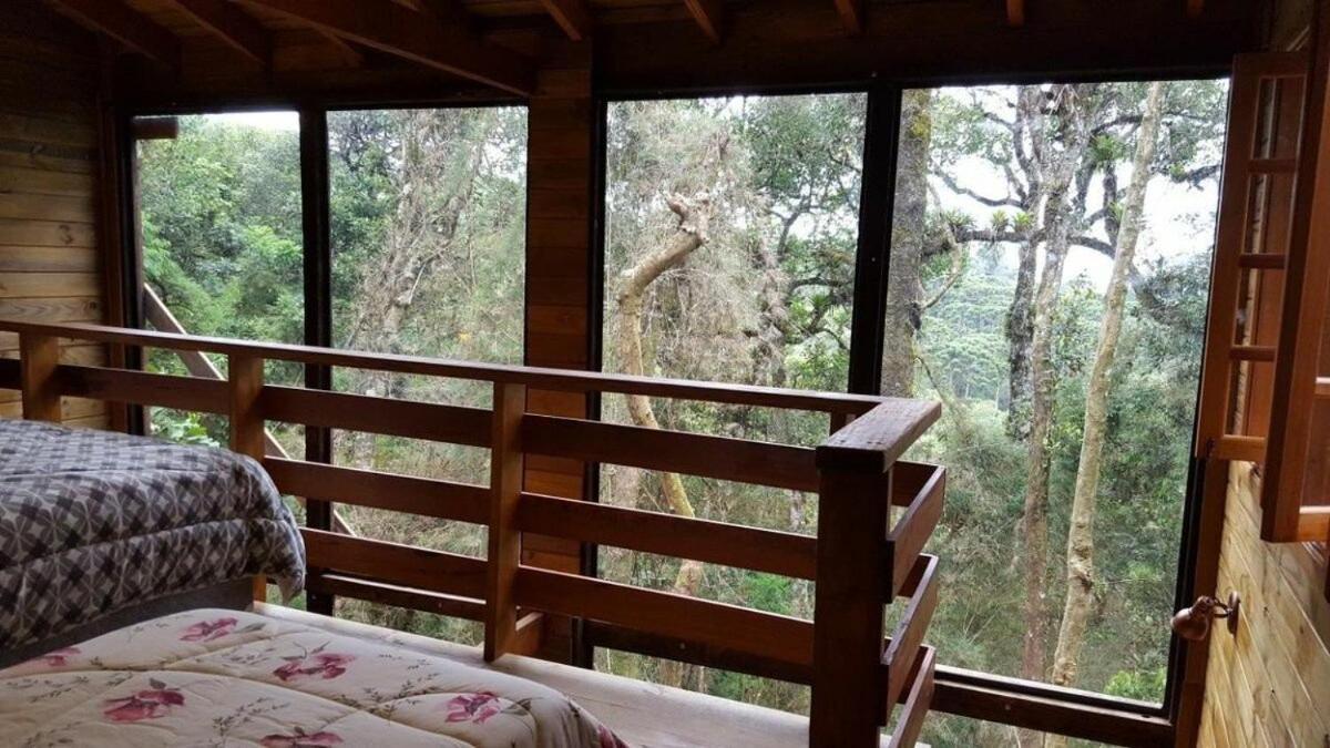 Chale Dos Tucanos- Parede De Vidro Com Linda Vista Campos do Jordão Exterior foto