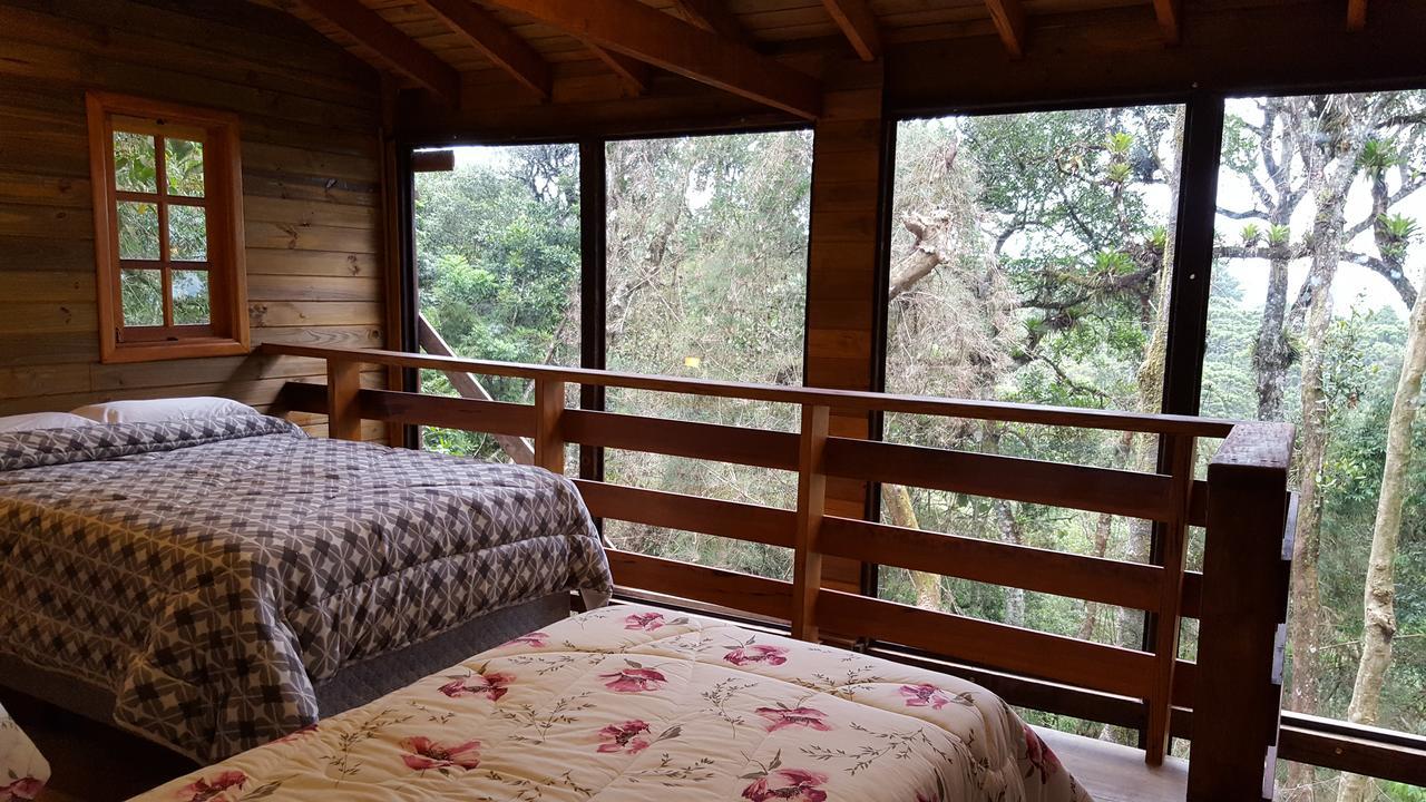 Chale Dos Tucanos- Parede De Vidro Com Linda Vista Campos do Jordão Exterior foto