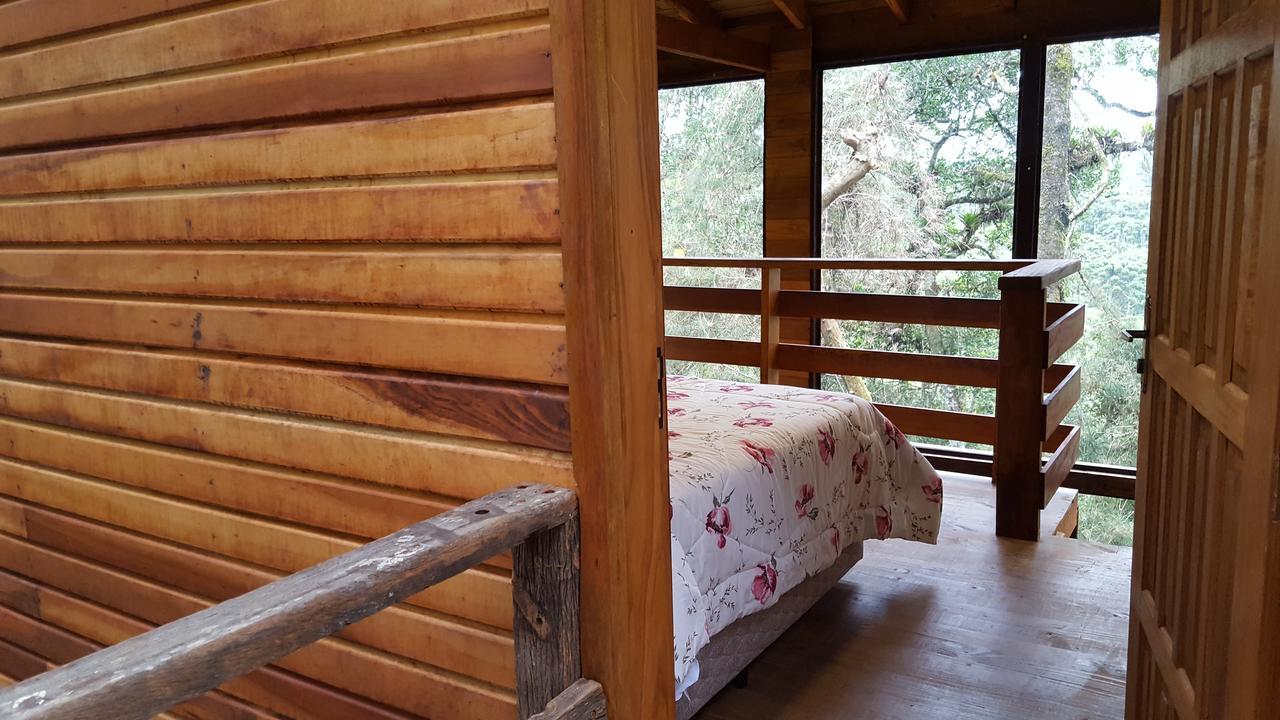 Chale Dos Tucanos- Parede De Vidro Com Linda Vista Campos do Jordão Exterior foto